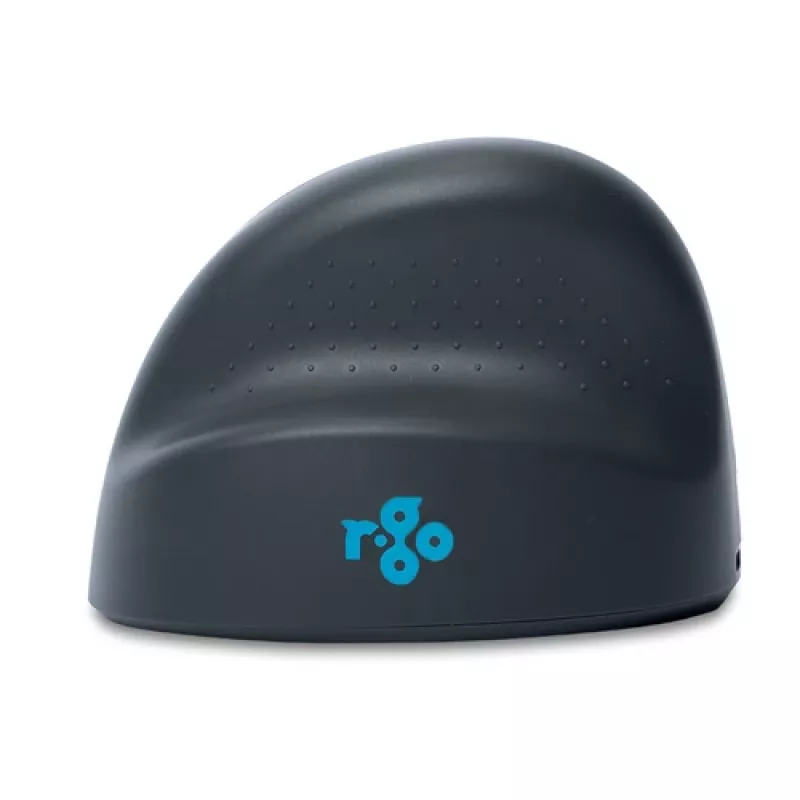 R-GO TOOLS R-Go HE Basic Medium bezvadu ergonomiskā vertikālā pele - 2.4 GHz optiskā, 5 pogas, uzlādējama, melna