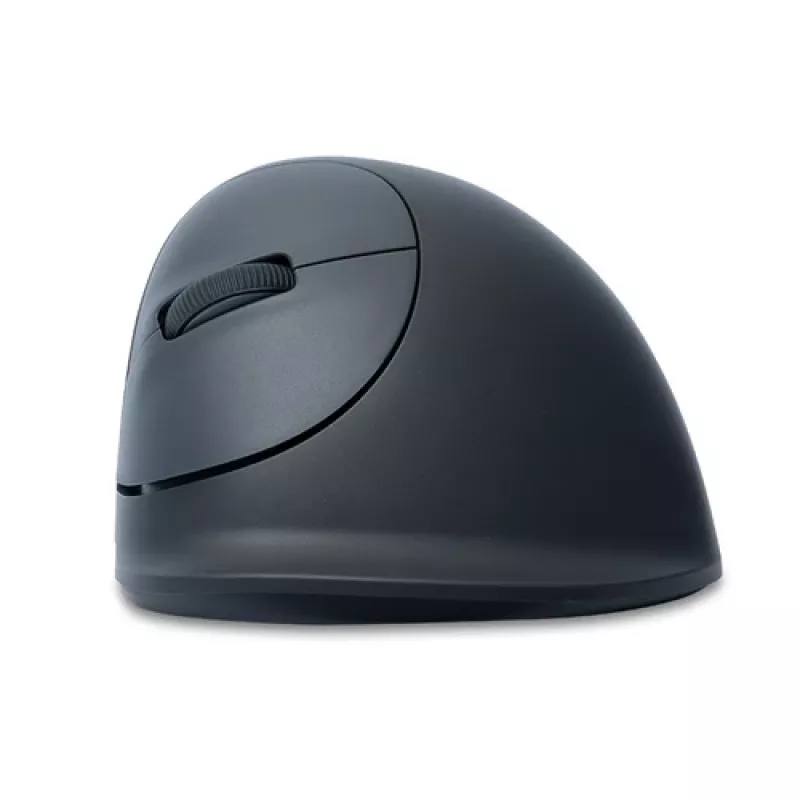 R-GO TOOLS R-Go HE Basic Medium bezvadu ergonomiskā vertikālā pele - 2.4 GHz optiskā, 5 pogas, uzlādējama, melna