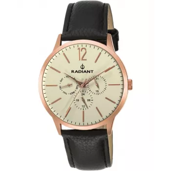 RADIANT vīriešu pulkstenis RA415605 43mm nerūsējošais tērauds melns ciparnīca