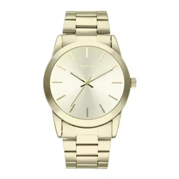 RADIANT RA605204 Vīriešu analogais kvarca pulkstenis 42mm Nerūsējošais tērauds Melns ciparnīca Sudraba aproce