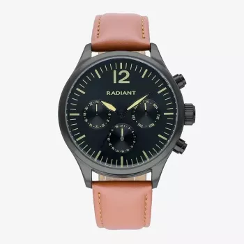 RADIANT RA641701 Vīriešu analogais kvarca pulkstenis 43mm Nerūsējošais tērauds Zils ciparnīca