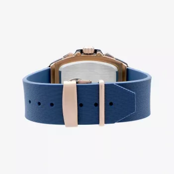 RADIANT RA655204 Vīriešu analogais kvarca pulkstenis 42mm Nerūsējošais tērauds Melns ciparnīca Ādas siksniņa