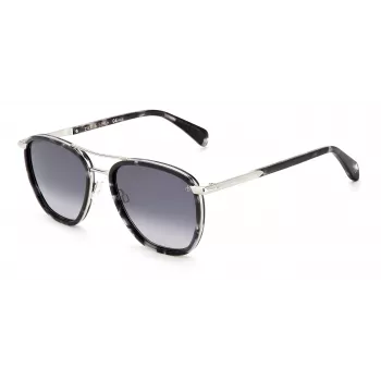 RAG&BONE RNB5039SYV454 Vīriešu kvadrātveida saulesbrilles Havana Brūna 54mm