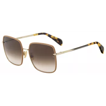 RAG&BONE Sieviešu saulesbrilles RNB1032S01Q58 Tumši Havana Brūns gradients 58mm