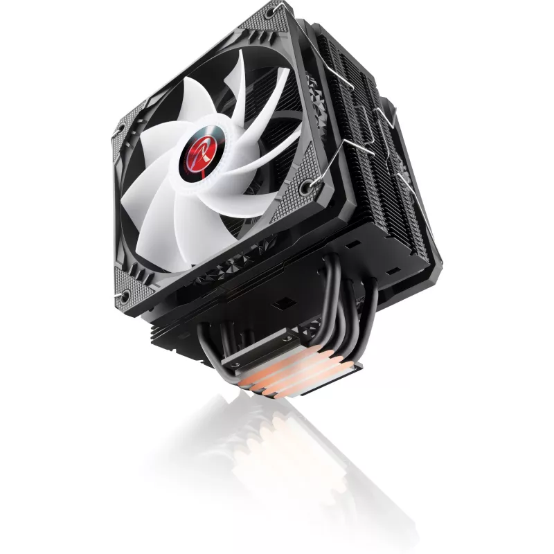 RAIJINTEK ELEOS 12 DUO RBW 120 mm visu vienā šķidruma CPU dzesētājs, melns