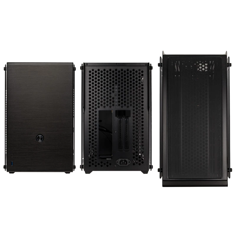 Raijintek Ophion M Evo TGS Micro-ATX korpuss, rūdīts stikls - melns