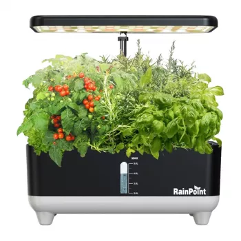RainPoint Hidroponiskais audzēšanas komplekts Z238 - 12 augu podi, pilna spektra LED, viedā lietotnes vadība