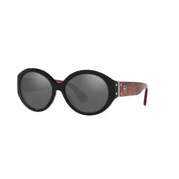 Ralph Lauren sieviešu RL8191-53986G Havana Butterfly saulesbrilles ar brūnām gradienta lēcām 55/17/135 mm