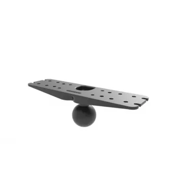 RAM Mounts D-Size pamatplāksne 11 x 3 collas ar 2,25 collu lodi - melna (RAM-D-111BU)