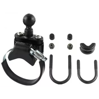 RAM MOUNTS RAM-B-231Z-2U pamatne ar U veida skrūvi un UTV siksnu - melna