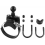 RAM MOUNTS RAM-B-231Z-2U pamatne ar U veida skrūvi un UTV siksnu - melna
