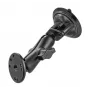 RAM Mounts vakuuma stiprinājums ar AMPS adapteri - B-Ball (1 colla), dimanta pamatne, vidēja roka, apaļa pamatne (RAM-B-166-202U)