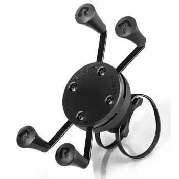RAM MOUNTS X-Grip Rail EZ-On ar grozāmu stiprinājumu – Universāls viedtālruņa turētājs stieņiem un stangām (RAP-274-1-UN7U)