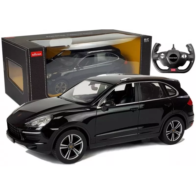 RASTAR Porsche Cayenne Turbo Remote Controlled RC Car Black 1:14