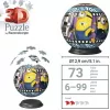 RAVENSBURGER 3D Puzzleball Minions 3 - 72 gabali