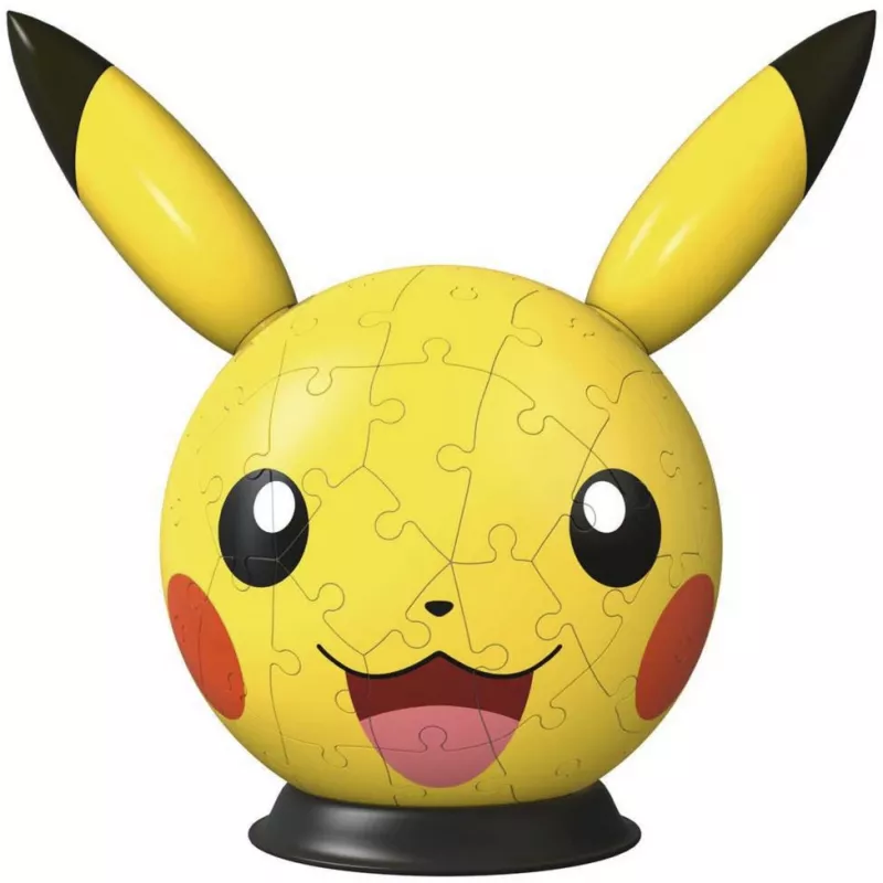 Ravensburger 3D Puzzleball Pokémon Pikachu with Ears - 54 Pieces