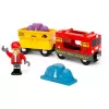 RAVENSBURGER BRIO World kravas vilciens ar krāsu mainošu vagonu