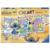 RAVENSBURGER CreArt Junior - Stitch & Angel Krāsošana pēc numuriem komplekts