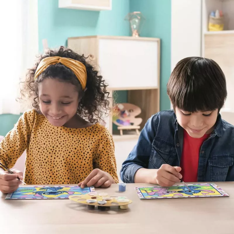 RAVENSBURGER CreArt Junior - Stitch & Angel Krāsošana pēc numuriem komplekts