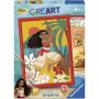 Ravensburger CreArt - Vaianas piedzīvojumu krāsošana pēc numuriem komplekts