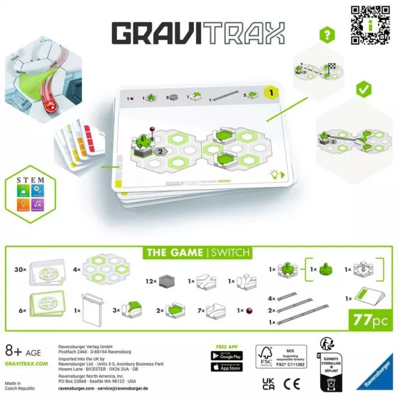 Ravensburger GraviTrax Game Switch paplašinājuma komplekts