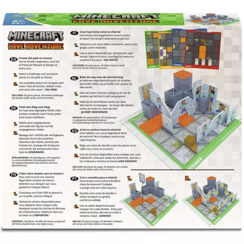 Ravensburger Minecraft Cave Adventure galda spēles paplašinājums