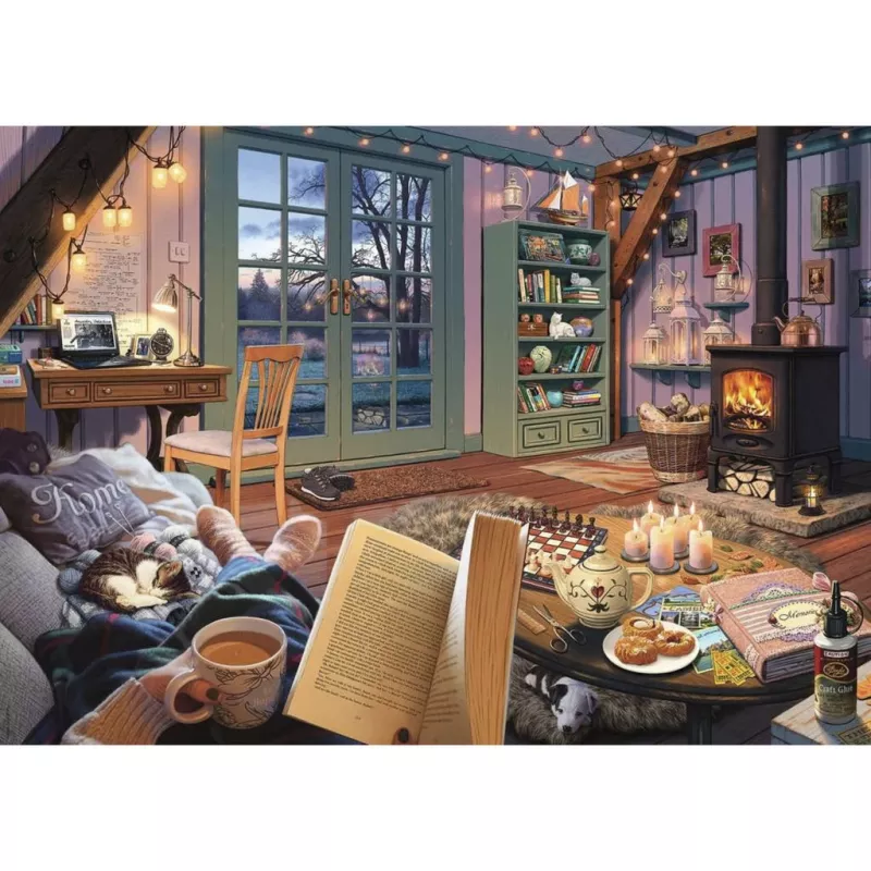 RAVENSBURGER Puzzle My Haven Cozy Garden Shed (1000 gabali)
