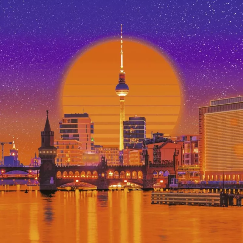 Ravensburger Puzzle Neon Collection Berlin (500 gab.)