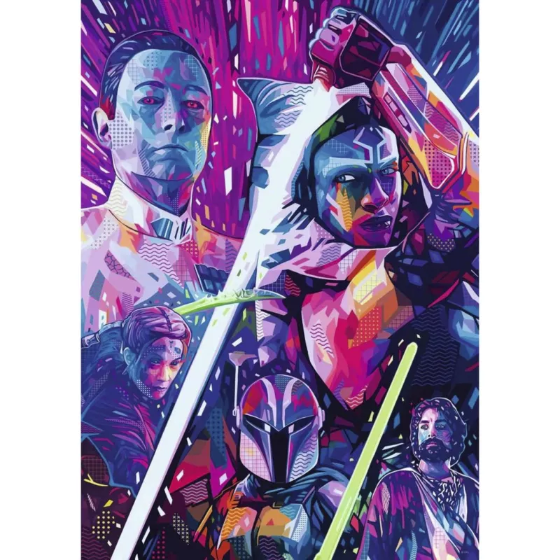 Ravensburger Puzzle Star Wars The Hyperspace Collection: Ahsoka (500 gabali, lieli gabali)