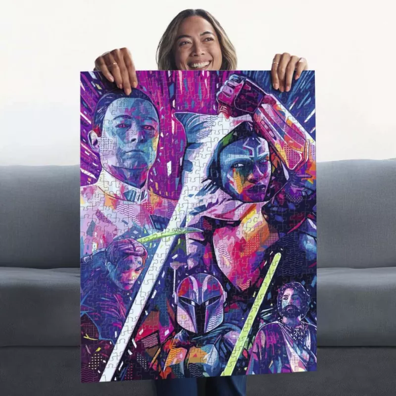 Ravensburger Puzzle Star Wars The Hyperspace Collection: Ahsoka (500 gabali, lieli gabali)