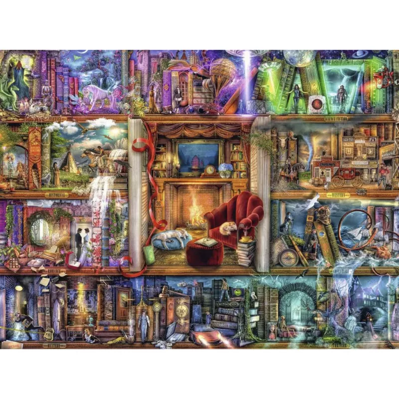 Ravensburger Puzzle The Grand Library (1500 gabali)