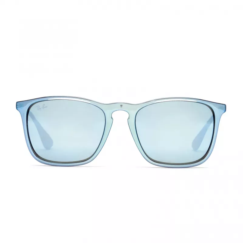Ray-Ban Chris RB4187 Unisex Saulesbrilles 54/18/145 mm Caurspīdīgi Pelēks Pelēks Gradients