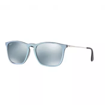 Ray-Ban Chris RB4187 Unisex Saulesbrilles 54/18/145 mm Caurspīdīgi Pelēks Pelēks Gradients