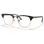 Ray-Ban Clubmaster Classic Saulesbrilles RB3016 901/BF 51 - Melns Rāmis G-15 Zaļa Lēca