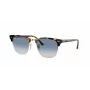 Ray-Ban Clubmaster RB3016 Saulesbrilles Caurspīdīgi Pelēks Zils Gradients 51mm