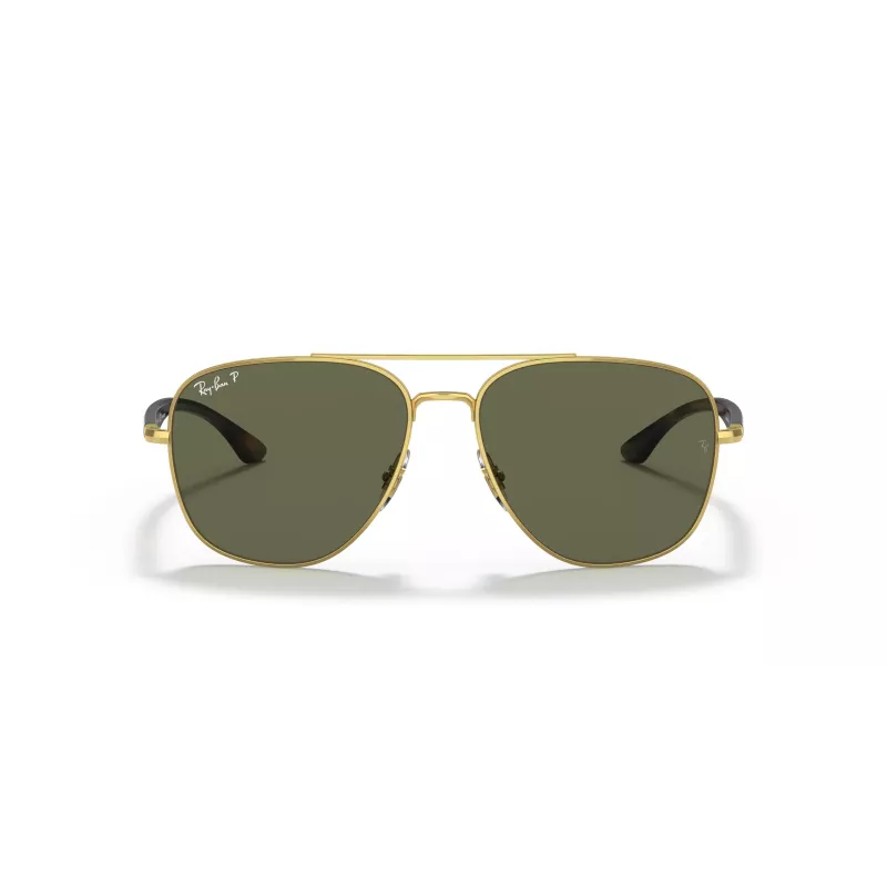 Ray-Ban Frank Saulesbrilles RB3683 Zelts Metāls Zaļš G-15 56mm Unisex