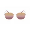 Ray-Ban Hawkeye RB3694 Saulesbrilles Sievietēm Spīdīgi Melna Tumši Pelēka Gradienta 53mm