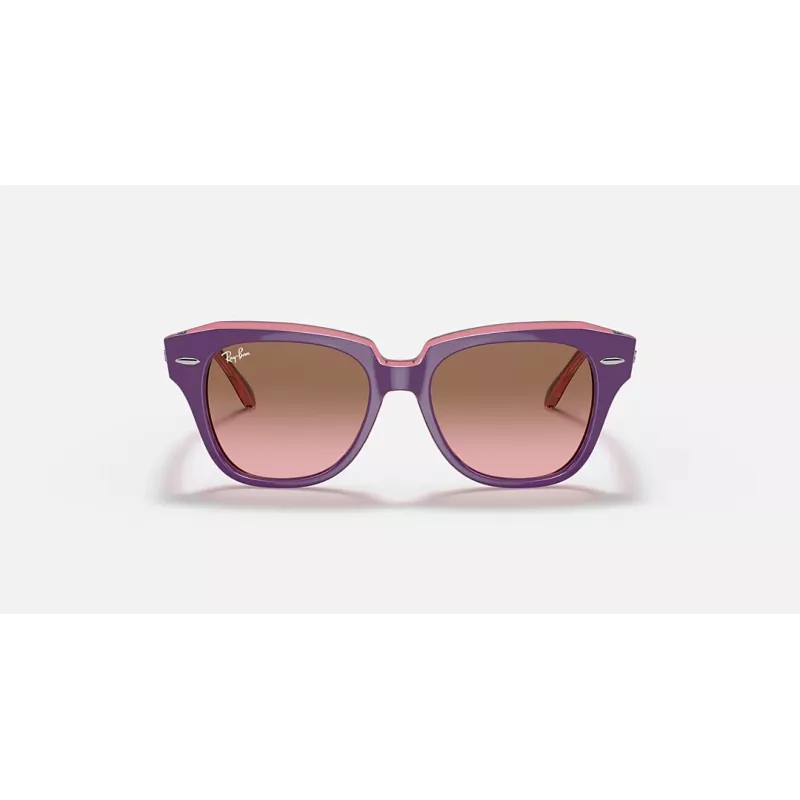 Ray-Ban Junior RB9186S711814 Saulesbrilles - Kvadrātveida rāmis, tumši zilas lēcas, 46 mm