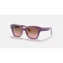 Ray-Ban Junior RB9186S711814 Saulesbrilles - Kvadrātveida rāmis, tumši zilas lēcas, 46 mm