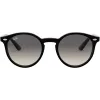 Ray-Ban Junior RJ9064S100114 Saulesbrilles Caurspīdīgi Pelēka Gaiši Pelēka Gradienta 44mm