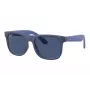 Ray-Ban Junior RJ9069S706080 Bērnu saulesbrilles Phantos Caurspīdīgi Zili Pelēki Klasiski 48mm