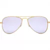 Ray-Ban Junior RJ95062494V5 Bērnu saulesbrilles - Caurspīdīgi zils rāmis, zils spoguļstikls, 50mm
