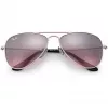 Ray-Ban Junior RJ9506S2117E5 Bērnu saulesbrilles, taisnstūra formas, caurspīdīgs rozā rāmis, gaiši brūnas gradienta rozā lēcas, 52/14/125 mm