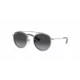 Ray-Ban Junior RJ9647S2908G4 Bērnu saulesbrilles, kvadrātveida, caurspīdīgi pelēks rāmis, pelēka gradienta lēca, 46 mm lēcas platums