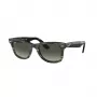 Ray-Ban Original Wayfarer Classic Saulesbrilles RB2140-136071 Caurspīdīgs Pelēks Rāmis Pelēka Gradienta Lēca 55/18/145 mm