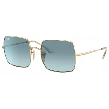 Ray-Ban RB1971-001-3M Square 1971 Saulesbrilles Zelta Rāmis Klasiskās G-15 Zaļās Lēcas 54mm