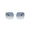 Ray-Ban RB1971-91493F Square 1971 Classic saulesbrilles, zelts, gaiši zils gradients, 54mm