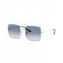 Ray-Ban RB1971-91493F Square 1971 Classic saulesbrilles, zelts, gaiši zils gradients, 54mm