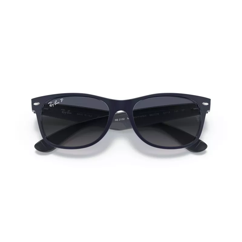 Ray-Ban RB2132 New Wayfarer saulesbrilles Havana Blue Gradient Polarized 55/18/145 mm Unisex