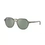 Ray-Ban RB2195 Hawkeye saulesbrilles caurspīdīgi pelēkas gaiši zils/violets gradients 51mm